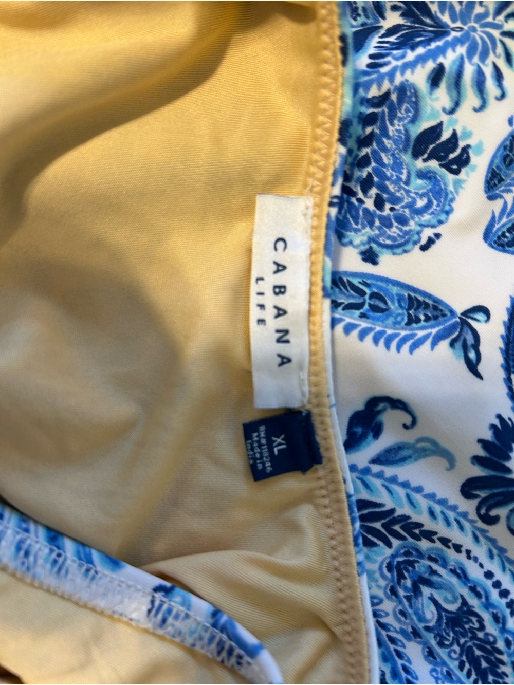 Cabana Life Blue Paisley One-Piece Swimsuit - Picture 10 of 10